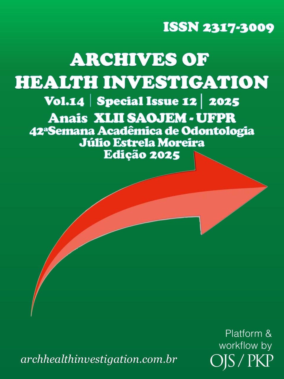 					Visualizar v. 14 (2025): Anais XLII SAOJEM - 42ª Semana Acadêmica de Odontologia “Júlio Estrela Moreira”  UFPR –Universidade Federal do Paraná, Edição 2025
				